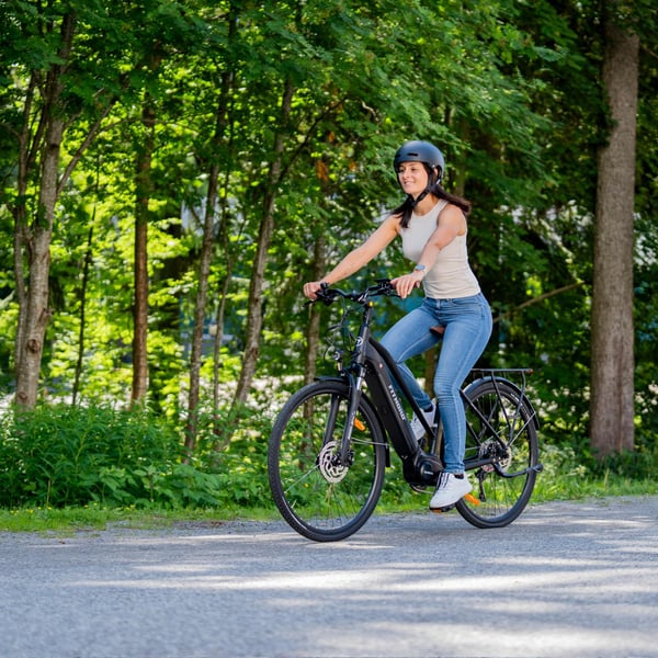 FitNord Ava 700 Elcykel, svart (720 Wh batteri)  med ytterligare ett års garanti