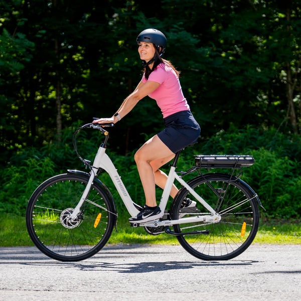 FitNord Classic 200 Elcykel, vit (540 Wh batteri)