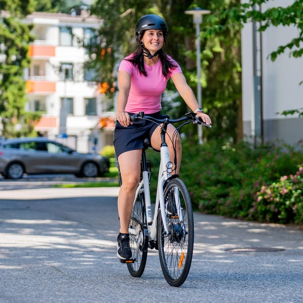 FitNord Classic 200 Elcykel, vit (540 Wh batteri)