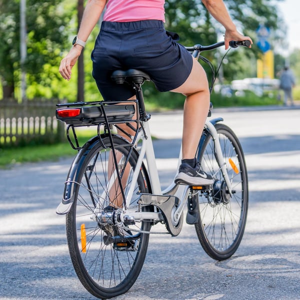 FitNord Classic 200 Elcykel, vit (540 Wh batteri)