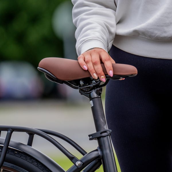 FitNord Classic 500 Elcykel, svart (630 Wh batteri)  med ytterligare ett års garanti