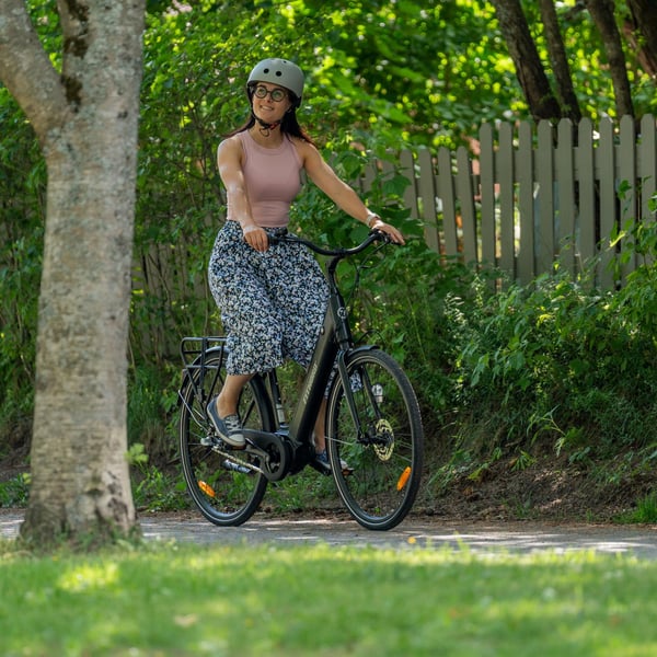 FitNord Classic 300 Elcykel, svart (504 Wh batteri)  med ytterligare ett års garanti