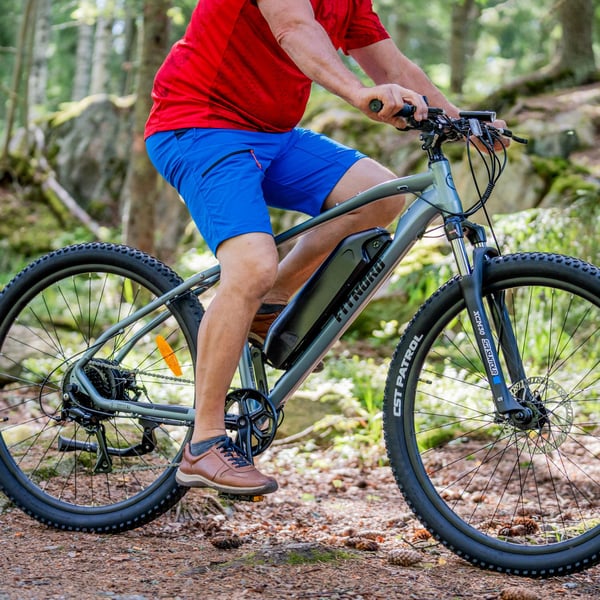 FitNord Ranger 200 Elmountainbike, grön (540 Wh batteri) 
