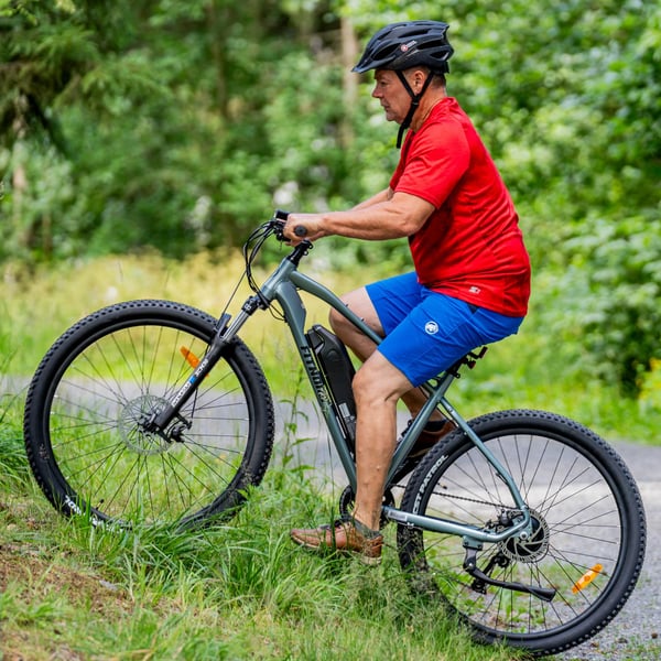 FitNord Ranger 200 Elmountainbike, grön (540 Wh batteri) 
