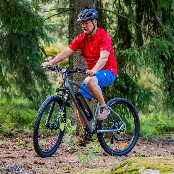 FitNord Ranger 200 Elmountainbike, grön (540 Wh batteri) 