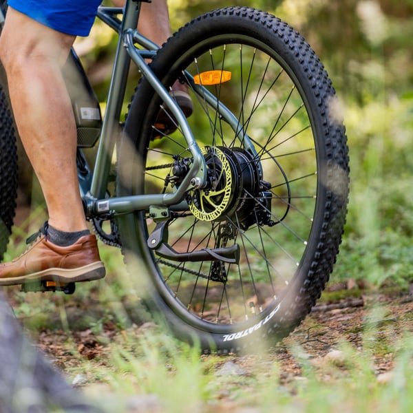 FitNord Ranger 200 Elmountainbike, grön (540 Wh batteri) 
