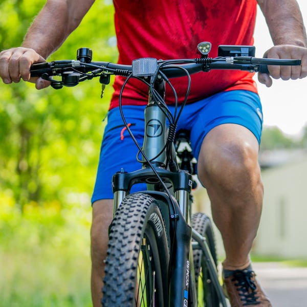 FitNord Ranger 200 Elmountainbike, grön (540 Wh batteri) 