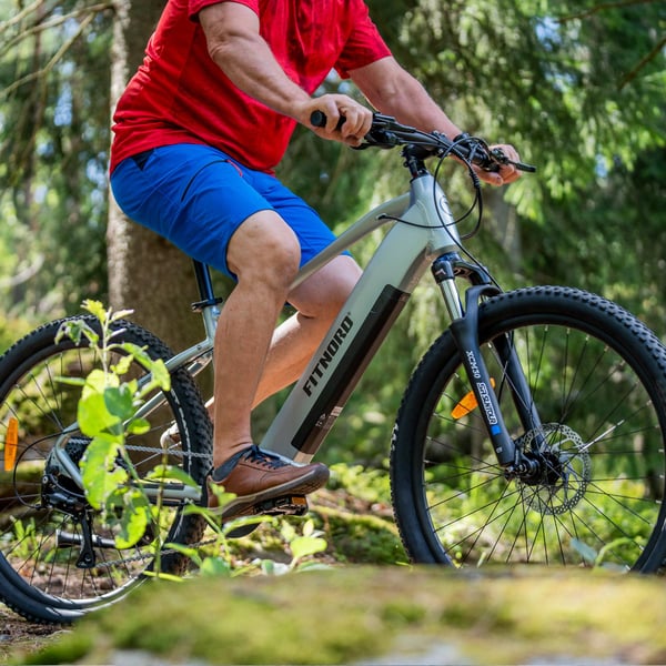 FitNord Ranger 300 Elmountainbike, mintgrön (720 Wh batteri)