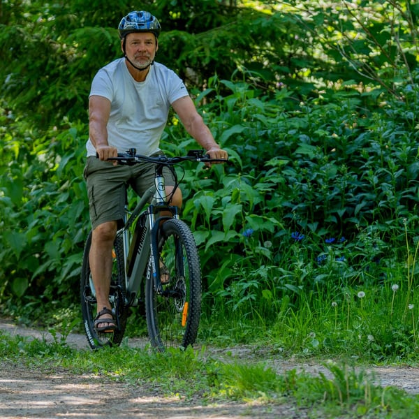 FitNord Ranger 200 Elmountainbike, mintgrön (540 Wh batteri)  med ytterligare ett års garanti