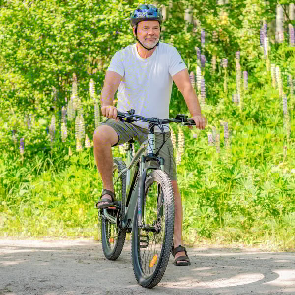 FitNord Ranger 200 Elmountainbike, mintgrön (540 Wh batteri)  med ytterligare ett års garanti