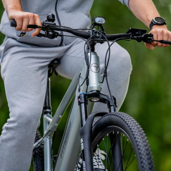 FitNord Ranger 500 Elmountainbike, mintgrön (630 Wh batteri)  med ytterligare ett års garanti