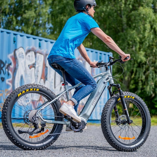 FitNord Rumble 1000 Elfatbike, mintgrön (882 Wh batteri)  med ytterligare ett års garanti