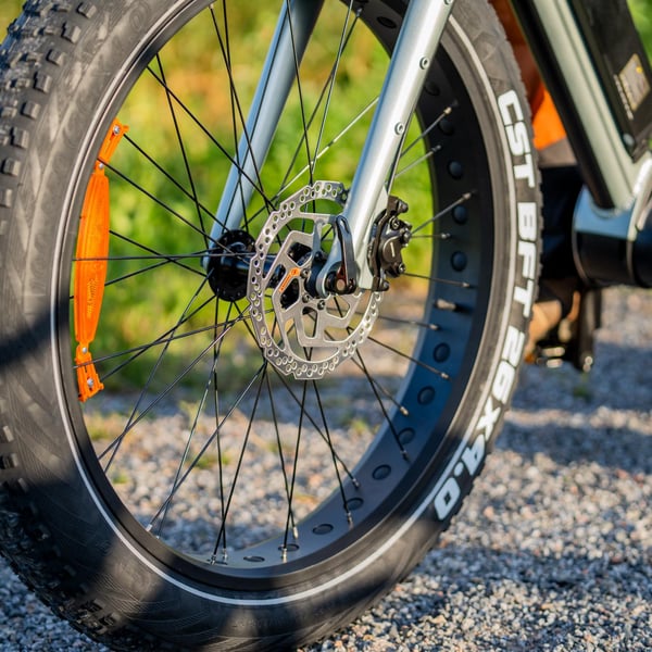 FitNord Rumble 500 Elfatbike, mintgrön (720 Wh batteri)  med ytterligare ett års garanti