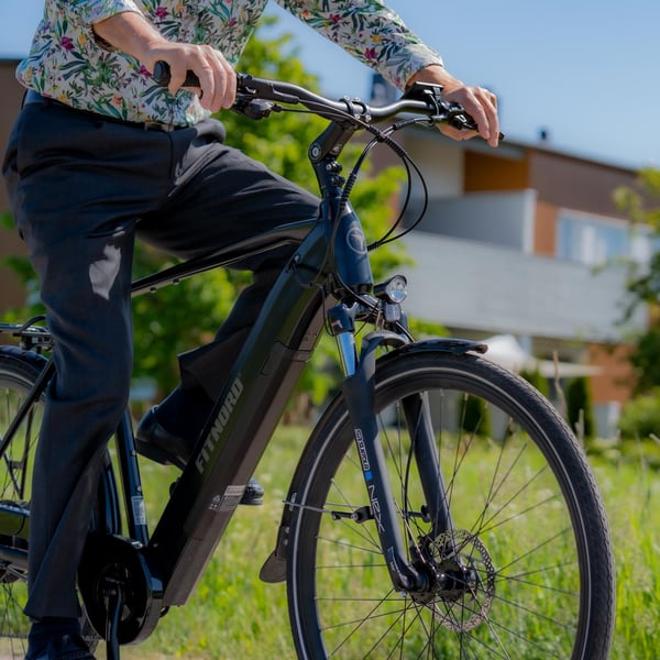 FitNord Venture 300 Elcykel, svart (720 Wh batteri)