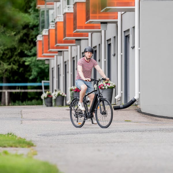 FitNord Venture 700 Elcykel, svart (720 Wh batteri)  med ytterligare ett års garanti