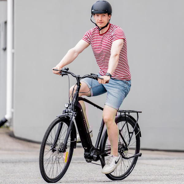FitNord Venture 700 Elcykel, svart (720 Wh batteri)  med ytterligare ett års garanti