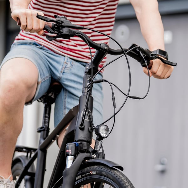 FitNord Venture 700 Elcykel, svart (720 Wh batteri)  med ytterligare ett års garanti