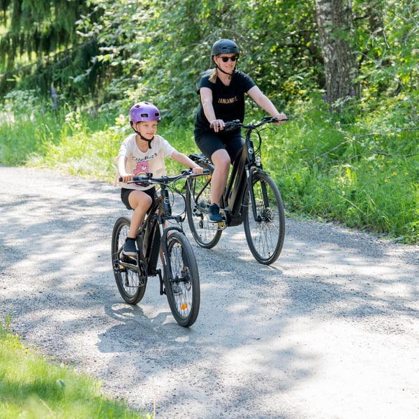 FitNord Ranger Jr Elmountainbike 2023, svart (360 Wh batteri)
