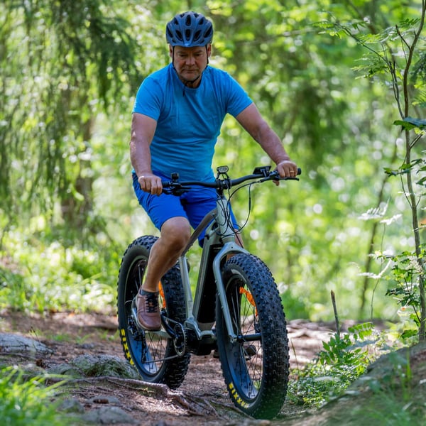 FitNord Rumble 900 Elfatbike, mintgrön (882 Wh batteri)  med ytterligare ett års garanti
