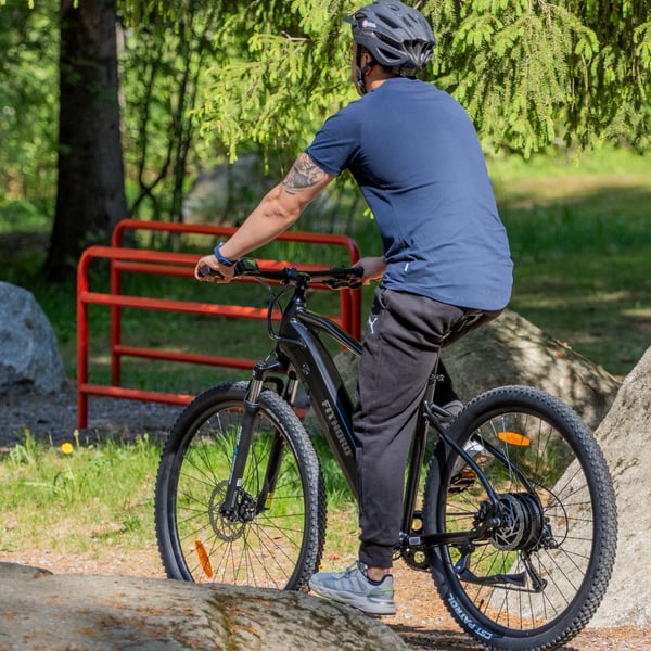 FitNord Ranger 300 Elmountainbike, svart (720 Wh batteri) 