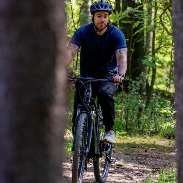 FitNord Ranger 300 Elmountainbike, svart (720 Wh batteri) 