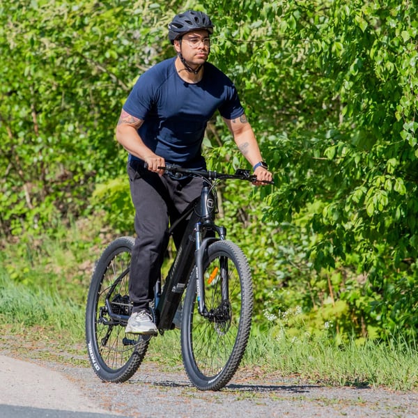 FitNord Ranger 300 Elmountainbike, svart (720 Wh batteri) 