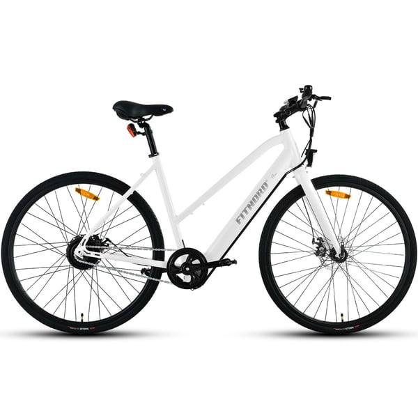 FitNord Flow Elcykel, Vit