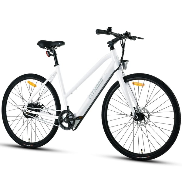 FitNord Flow Elcykel, Vit