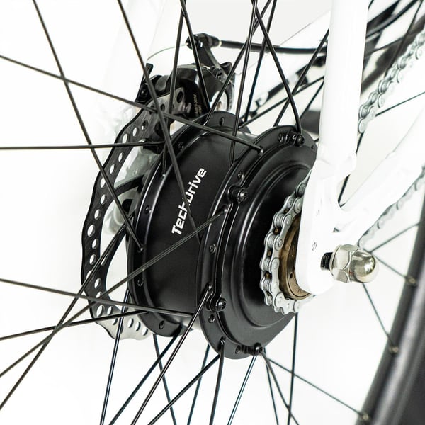 FitNord Flow Elcykel, Vit