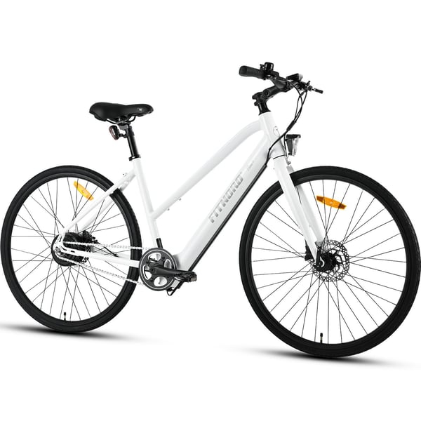 Fitnord Flow+ Elcykel, Vit