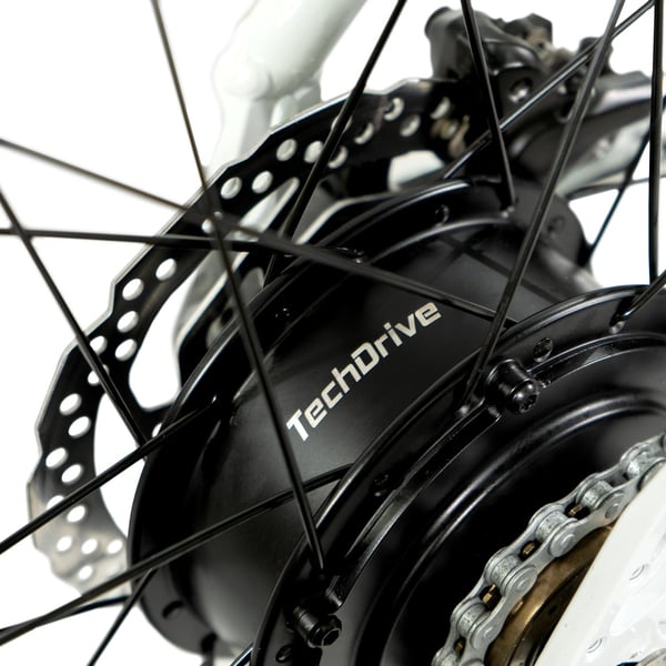 Fitnord Flow+ Elcykel, Vit