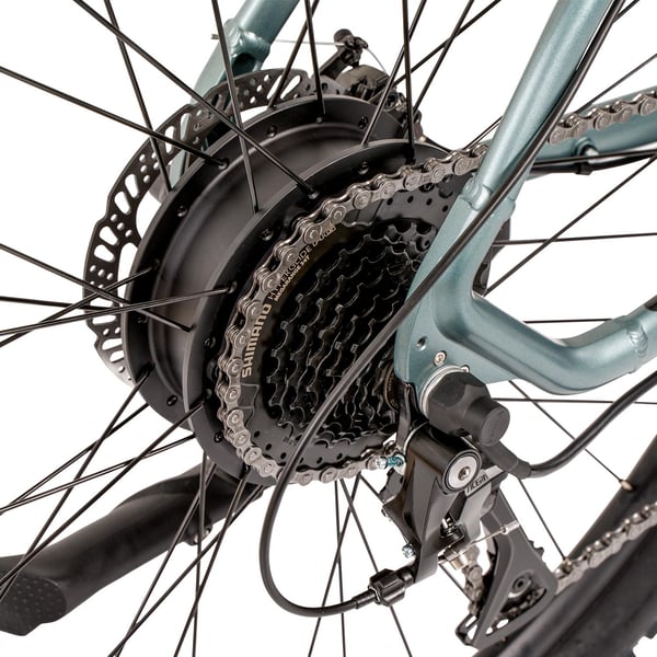FitNord Ranger 200 Elmountainbike, grön (540 Wh batteri) 
