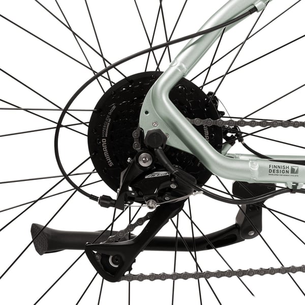 FitNord Ranger 200 Elmountainbike, mintgrön (540 Wh batteri)  med ytterligare ett års garanti
