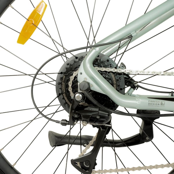 FitNord Ranger 300 Elmountainbike, mintgrön (720 Wh batteri)