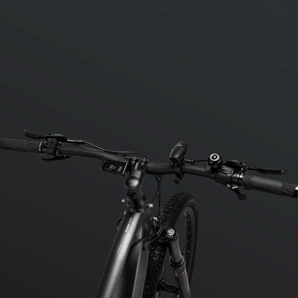 FitNord Ranger 700FS heldämpad Elmountainbike 2024, svart (720 Wh batteri)