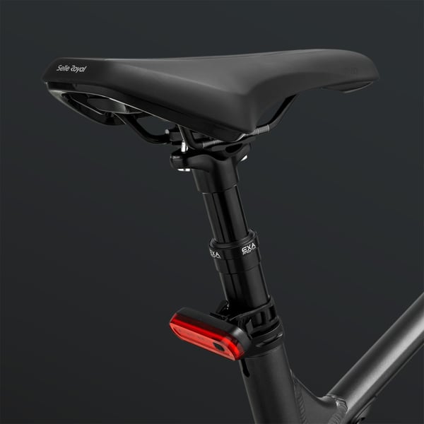 FitNord Ranger 700FS heldämpad Elmountainbike 2024, svart (720 Wh batteri)