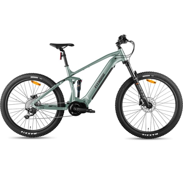 FitNord Ranger 700FS heldämpad Elmountainbike, mintgrön (720 Wh batteri)