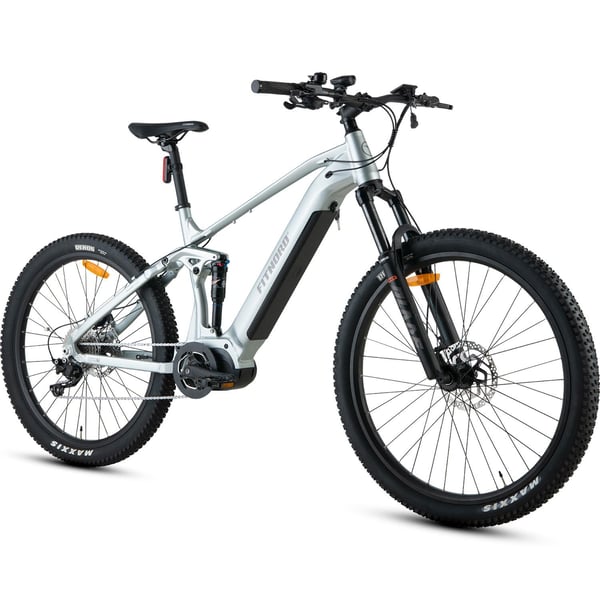 FitNord Ranger 700FS heldämpad Elmountainbike 2023, mintgrön (720 Wh batteri)