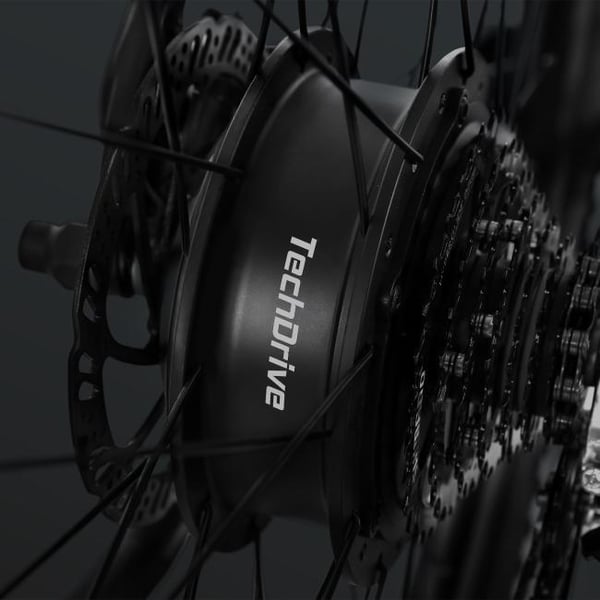 FitNord Ranger 200 Elmountainbike 2024, blå (540 Wh batteri)