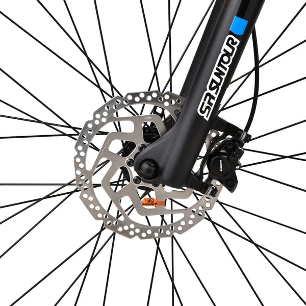 FitNord Ranger 500 Elmountainbike, svart (630 Wh batteri)  med ytterligare ett års garanti