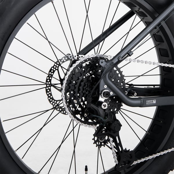 FitNord Rumble 1000 Elfatbike G2, svart