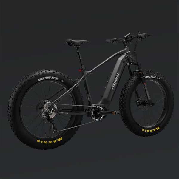 FitNord Rumble 1000 Elfatbike 2024, svart (856,8 Wh batteri)