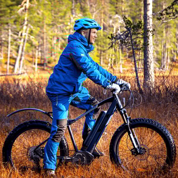FitNord Rumble 1000S Fatbike 26" Elcykel, Svart (1008 Wh batteri)