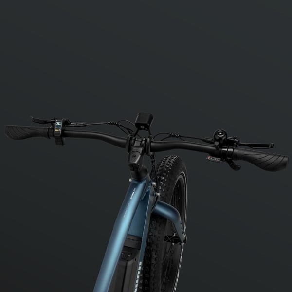 FitNord Rumble 300 Elfatbike 2024, blå (720 Wh batteri)