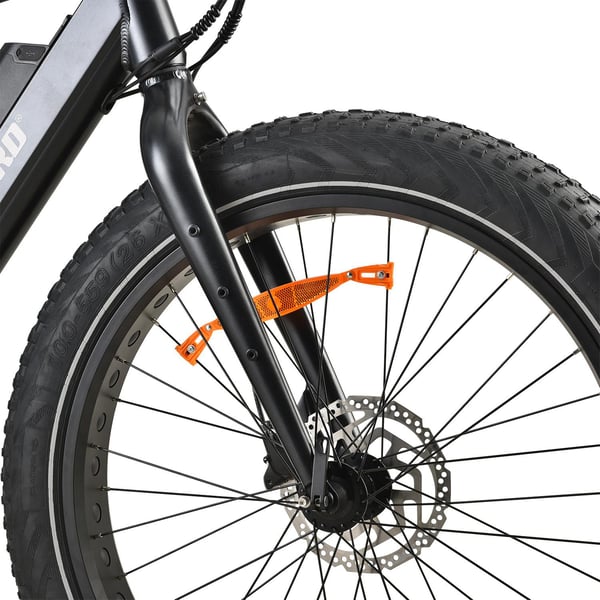 FitNord Rumble 500 Elfatbike, svart (720 Wh batteri)  med ytterligare ett års garanti