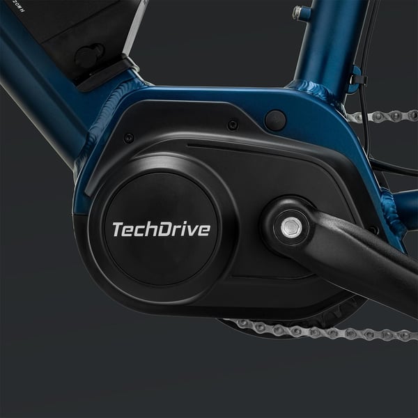 FitNord Rumble 500 Elfatbike 2024, blå (720 Wh batteri)