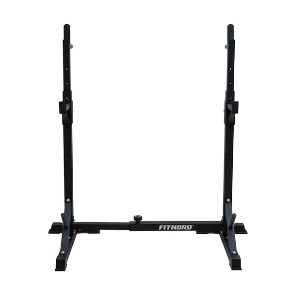 FitNord Bänkpress- och knäböjställning med justerbar bredd