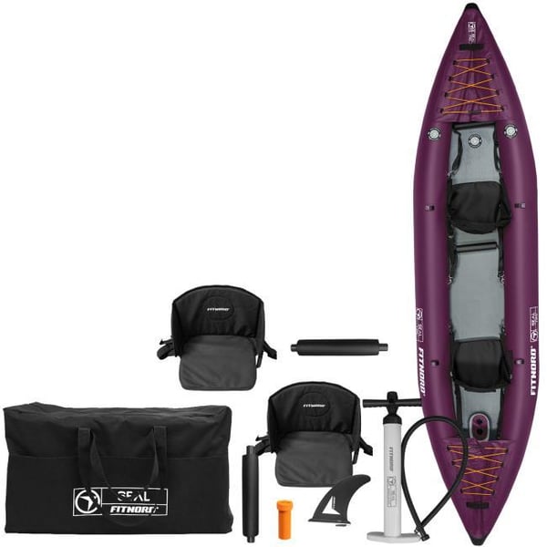 FitNord Seal Two tvåsitsig kajak, mörklila G2
