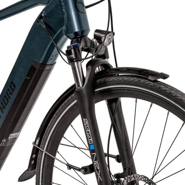 FitNord Venture 300 Elcykel, grafitgrå (720 Wh batteri) 