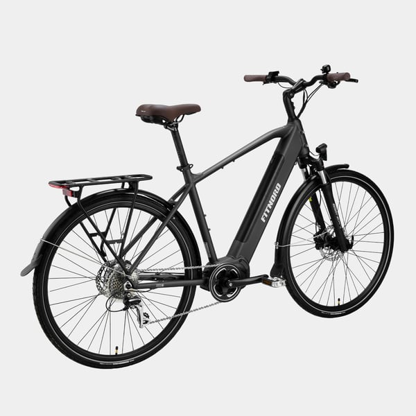 FitNord Venture 500 Elcykel 2024, svart (612 Wh)  med ytterligare ett års garanti
